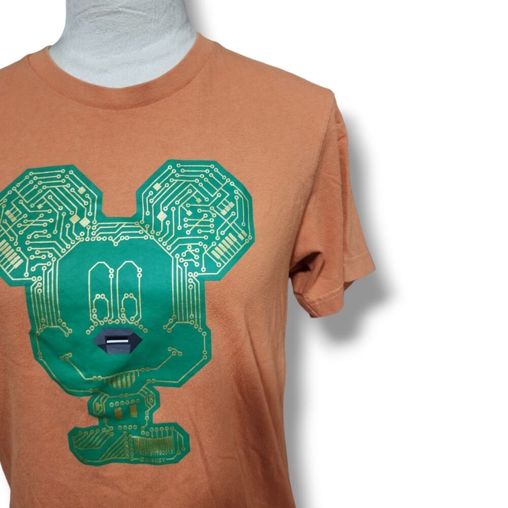 Uniqlo x Disney Mickey Mouse Circuit Board Design Graphic Tee Shirt